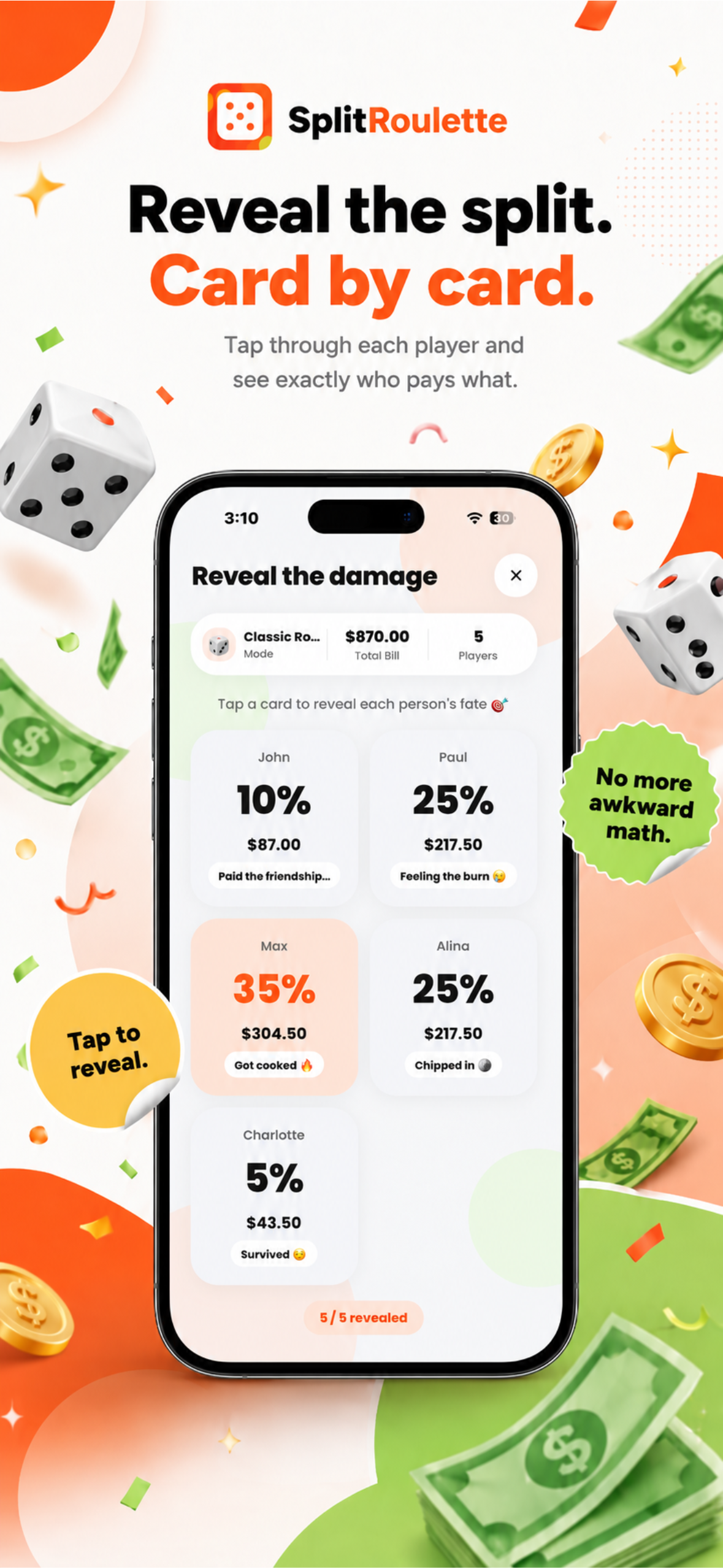 Reveal Damage Screen
